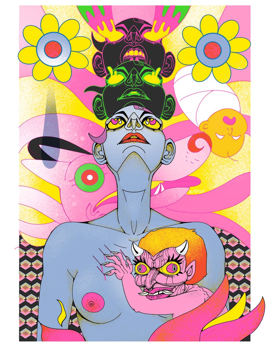 Comparto la ilustración complementaria al fanzine "Dies Irae, una visión psicodélica".
¡ Ale, paz!✌️