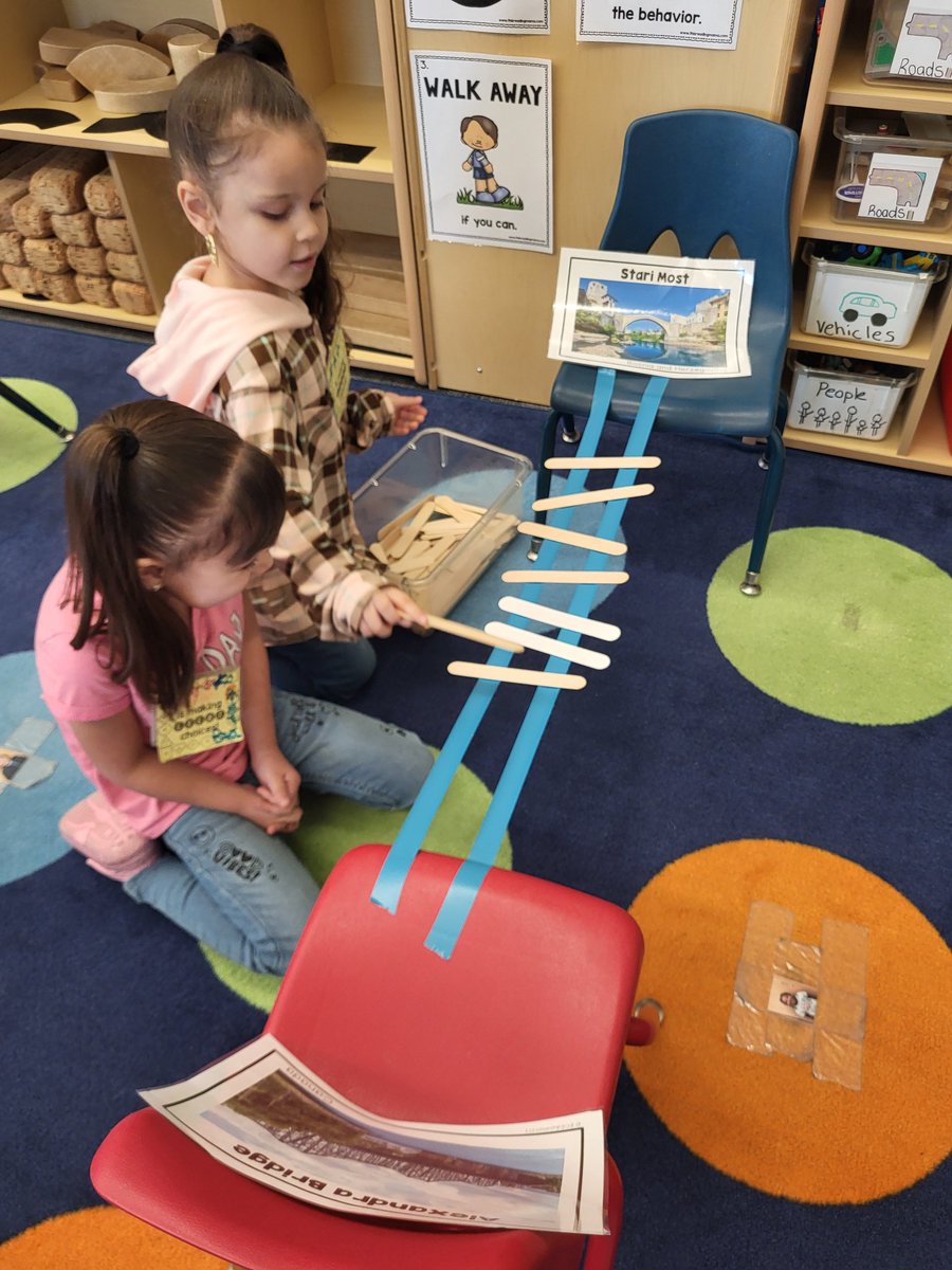 After reading Clickety Clack, PreK students in Mrs. Gebhard &amp; Ms. Alvin's class were challenged with constructing a bridge with a partner that could carry their trains across. 🌉🚂

There was no shortage in excitement when the testing began! <a href="/SDoLancaster/">School District of Lancaster</a> <a href="/PreK4PA/">Pre-K for PA</a> <a href="/STEMatIU13/">STEM at IU13</a>