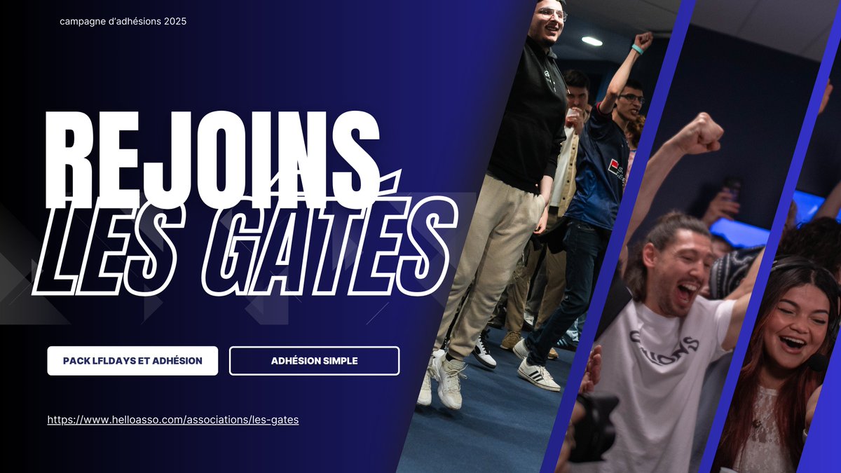 🦜 Les voiles sont hissées, cap sur les LFL Days !
La billetterie ouvre demain, et pour l'occasion, les adhésions à l'asso des Gâtés sont réouvertes !

🔥 Nouveau pack : LFL Days + adhésion (dispo 27/02)

📌Inscrivez-vous demain en cliquant ici : shorturl.at/xedyz

#NoMercy