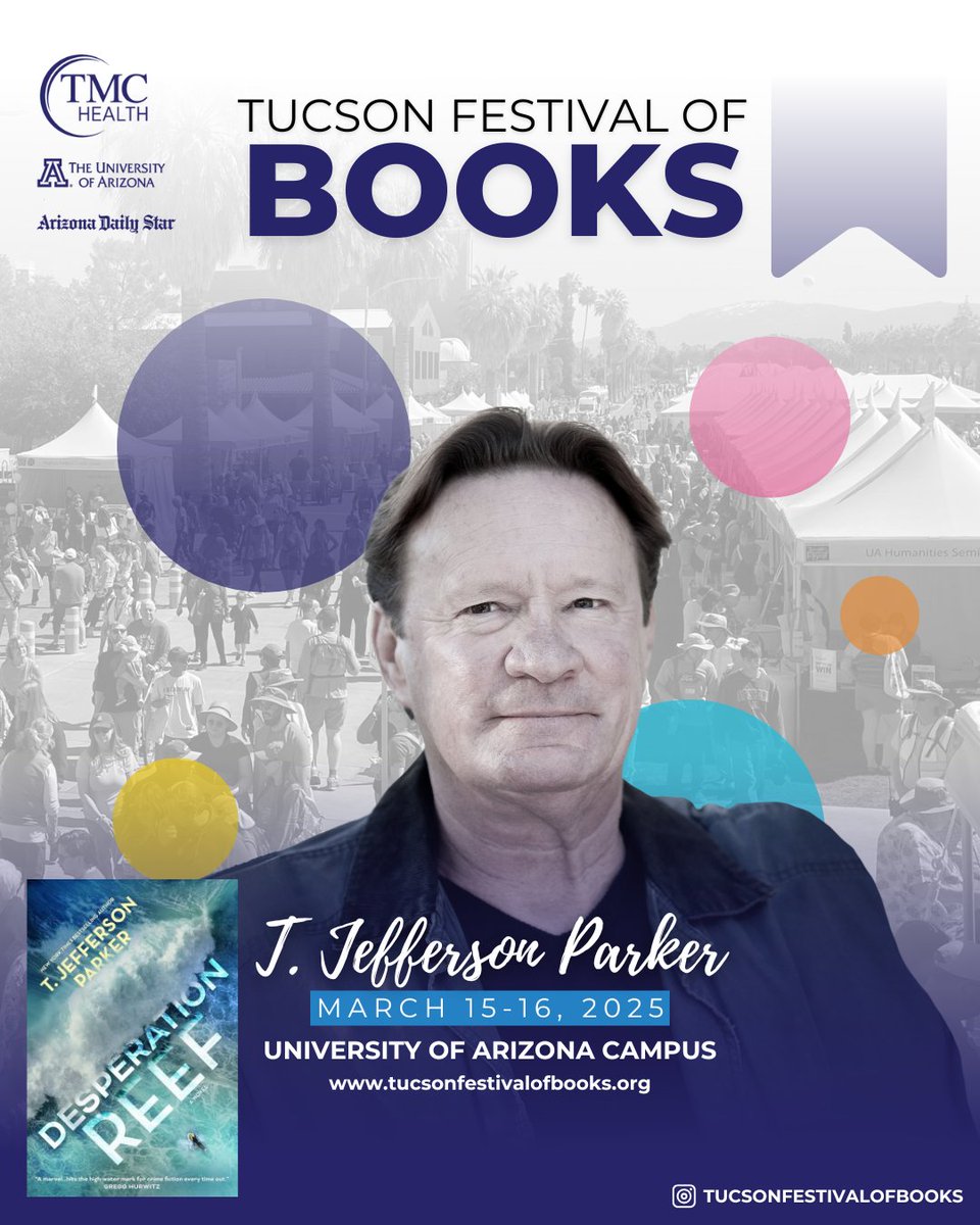 TJParkerauthor's tweet image. Join me at the @TFOB , March 15-16, 2025!  Lots of great authors, readers and sunshine!
#TFOB