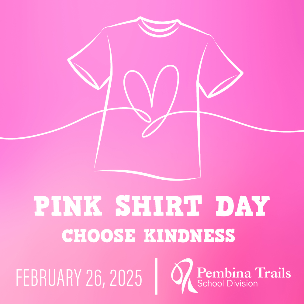 Pembina Trails SD (@pembinatrails) on Twitter photo Today, February 26, 2025 is #PinkShirtDay 👚
Bullying continues to be a major problem in daily life. Pink Shirt Day aims to raise awareness of these issues. Today, and every day - choose kindness 💗 Today, February 26, 2025 is #PinkShirtDay 👚
Bullying continues to be a major problem in daily life. Pink Shirt Day aims to raise awareness of these issues. Today, and every day - choose kindness 💗