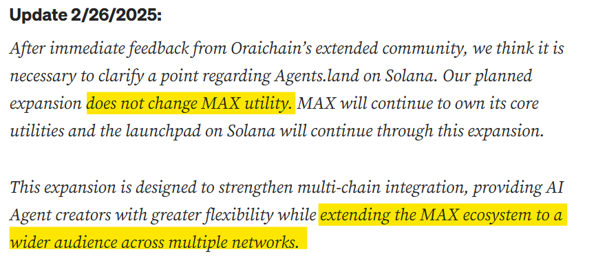 Rasprav | ⚔️ (@rasprav10) on Twitter photo Nothing changes for $MAX | <a href="/agentsdotland/">agents(dot)land</a>
The utility remains the SAME, and the expansion of the MAX ecosystem across multiple networks is still on track
The last few weeks have been mentally tough, but that’s no reason to FUD yourselves
Stay focused, 1B is programmed 📈 Nothing changes for $MAX | <a href="/agentsdotland/">agents(dot)land</a>
The utility remains the SAME, and the expansion of the MAX ecosystem across multiple networks is still on track
The last few weeks have been mentally tough, but that’s no reason to FUD yourselves
Stay focused, 1B is programmed 📈