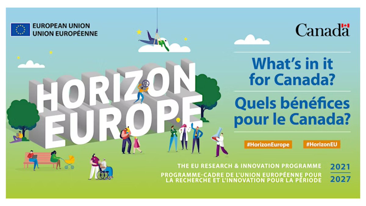 USaskResearch's tweet photo. Calling Canadian Researchers!

Join us on Friday March 14 for a free, in-person session designed for researchers and innovators to learn more about Horizon Europe funding opportunities. Hosted by @ISED_CA and @EU_Commission.

Learn more and register at:
https://t.co/UUALQ0GwNs https://t.co/NEiJ5gZOXG