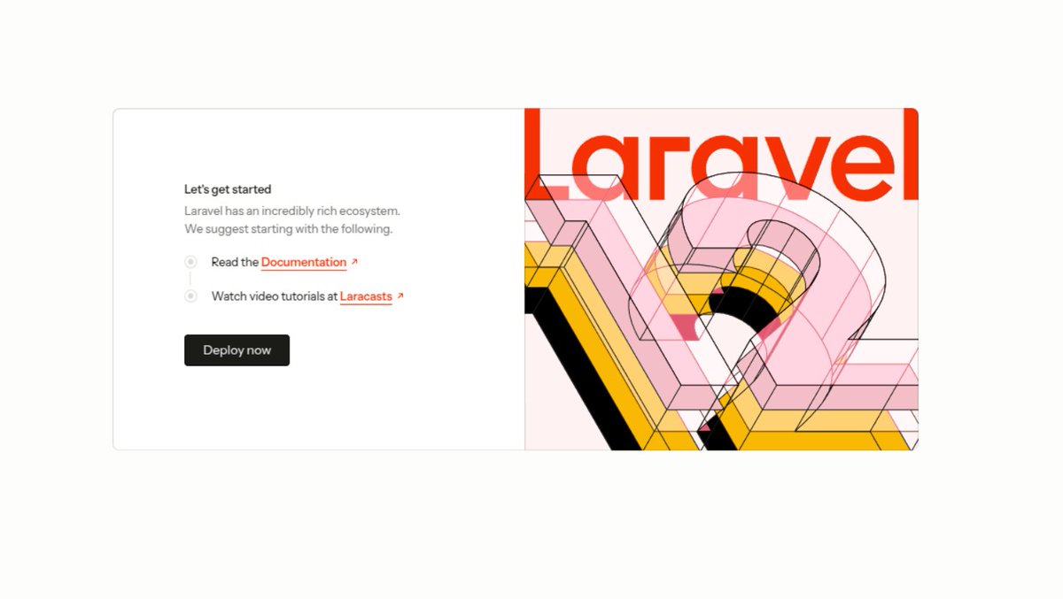 KhokonChandra12's tweet image. Laravel-12 Welcome page
#Laravel #laravel12