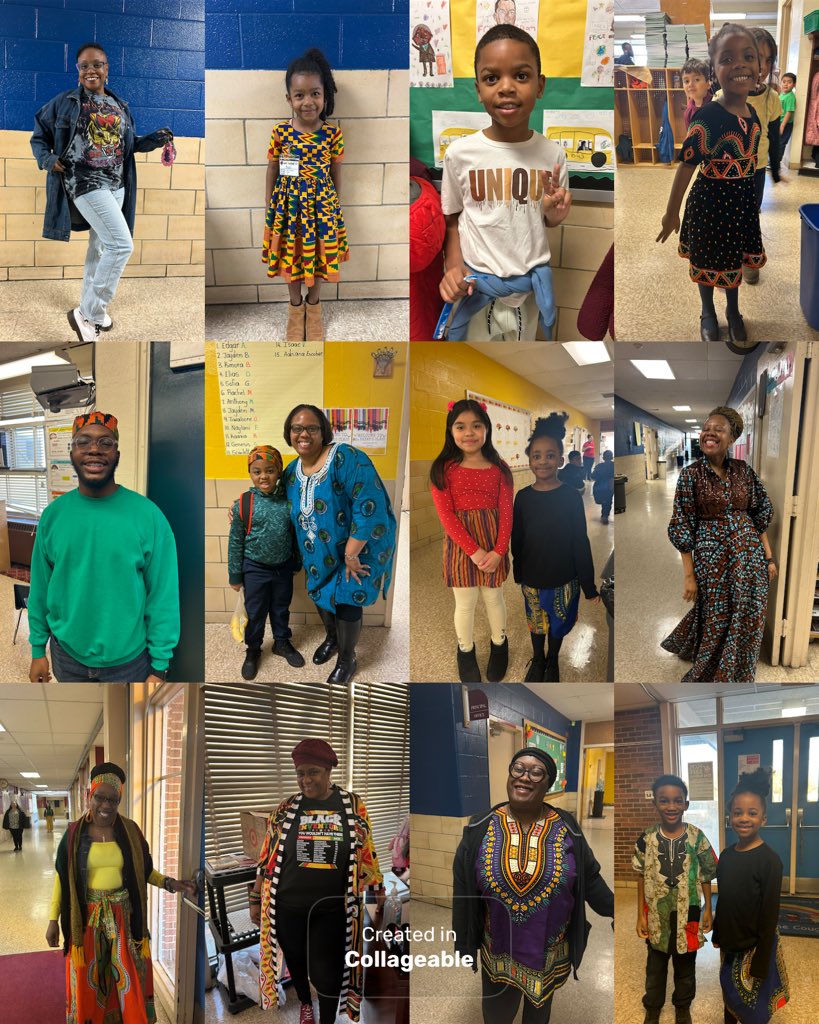 Our cougars shining, showing unity and pride #jmes #pgcps happy black history month