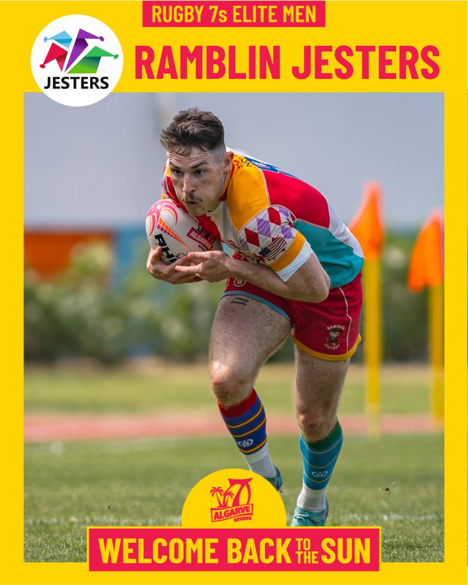 Algarve 7s | Sports Festival (@algarve7s) on Twitter photo Team Announcements Coming In! ๐
Itโs time to start revealing the teams confirmed for Algarve 7s 2025! And who better to kick things off than the Ramblin Jesters, our 2024 Elite Men's Champions? ๐ The 2024 Champions are coming back 
See you in the sun, Jesters! โ๏ธ๐ฅ Team Announcements Coming In! ๐
Itโs time to start revealing the teams confirmed for Algarve 7s 2025! And who better to kick things off than the Ramblin Jesters, our 2024 Elite Men's Champions? ๐ The 2024 Champions are coming back 
See you in the sun, Jesters! โ๏ธ๐ฅ