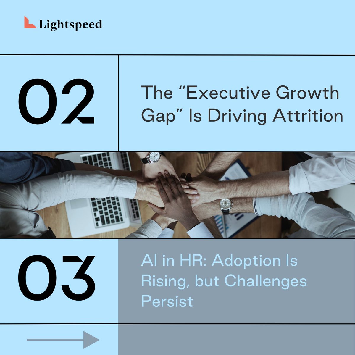 lightspeedvp's tweet photo. Building the right team is more challenging than ever for startups looking to scale and drive long-term success. Our 2024-2025 People Trends Report surveyed 127 companies across various industries and funding stages to identify the key trends shaping hiring, compensation, and workforce strategy in 2025. Read more here:  https://t.co/IBV0ze4OPn

Cc: Luke Beseda