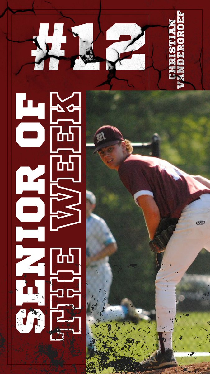 Morristown Colonials Baseball (@motownbase) on Twitter photo 12 Days Out and this Senior of the Week is #12 <a href="/C_VanderGroef12/">Christian Vander Groef</a>! Captain and RHP for the Colonials who averaged just under 1k/inn on the mound. He will be studying finance in college and playing club baseball! 12 Days Out and this Senior of the Week is #12 <a href="/C_VanderGroef12/">Christian Vander Groef</a>! Captain and RHP for the Colonials who averaged just under 1k/inn on the mound. He will be studying finance in college and playing club baseball!