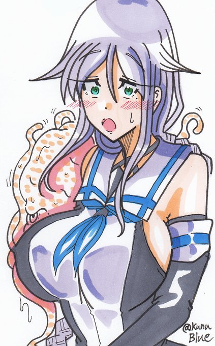 海風お姉ちゃんを描きました。#艦これ版深夜の真剣お絵描き60分一本勝負 #艦これ版真剣お絵描き60分一本勝負_20250226 