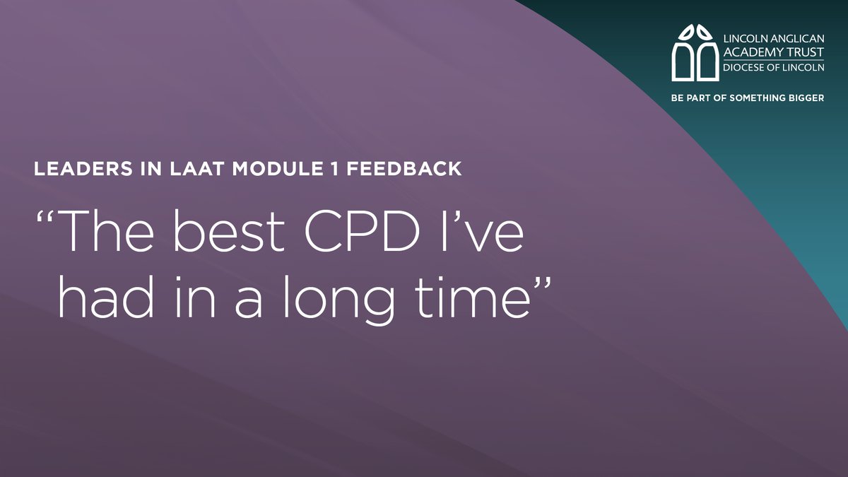 In December, we launched our Leaders in LAAT - A Blueprint for Excellence and we've just completed our first module and we're thrilled with the overwhelmingly positive feedback.thelaat.co.uk/leaders-in-laa…