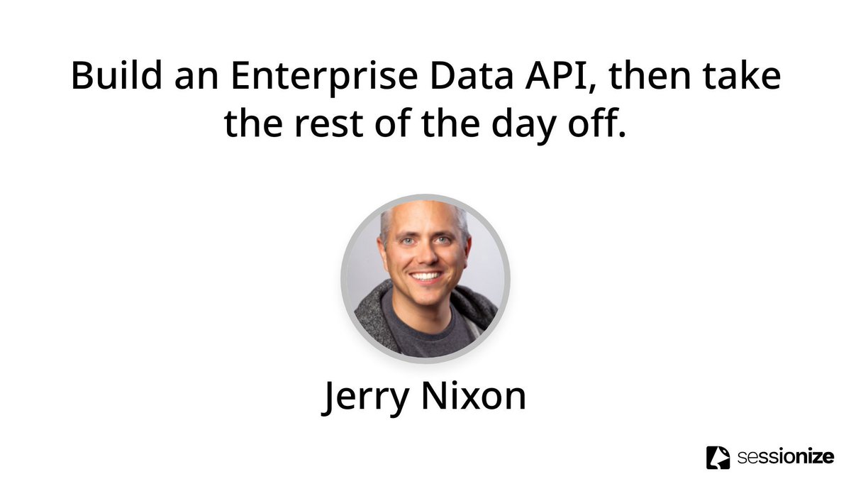 DataWeekender's tweet image. Our seventh #SQLServer session at #DataWeekender 7.0 is @jerrynixon presenting Build an Enterprise Data API, then take the rest of the day off at 15:20 UTC on Sat 1st March.

Register: bit.ly/4b9SsnB View the schedule: bit.ly/46TCJ9i