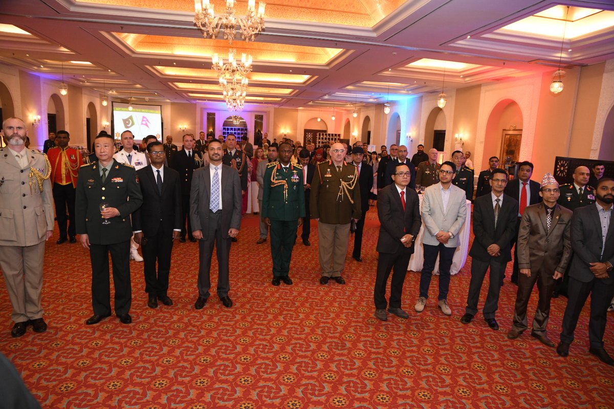 The Embassy hosted a reception today to mark the 262nd Nepali Army Day.