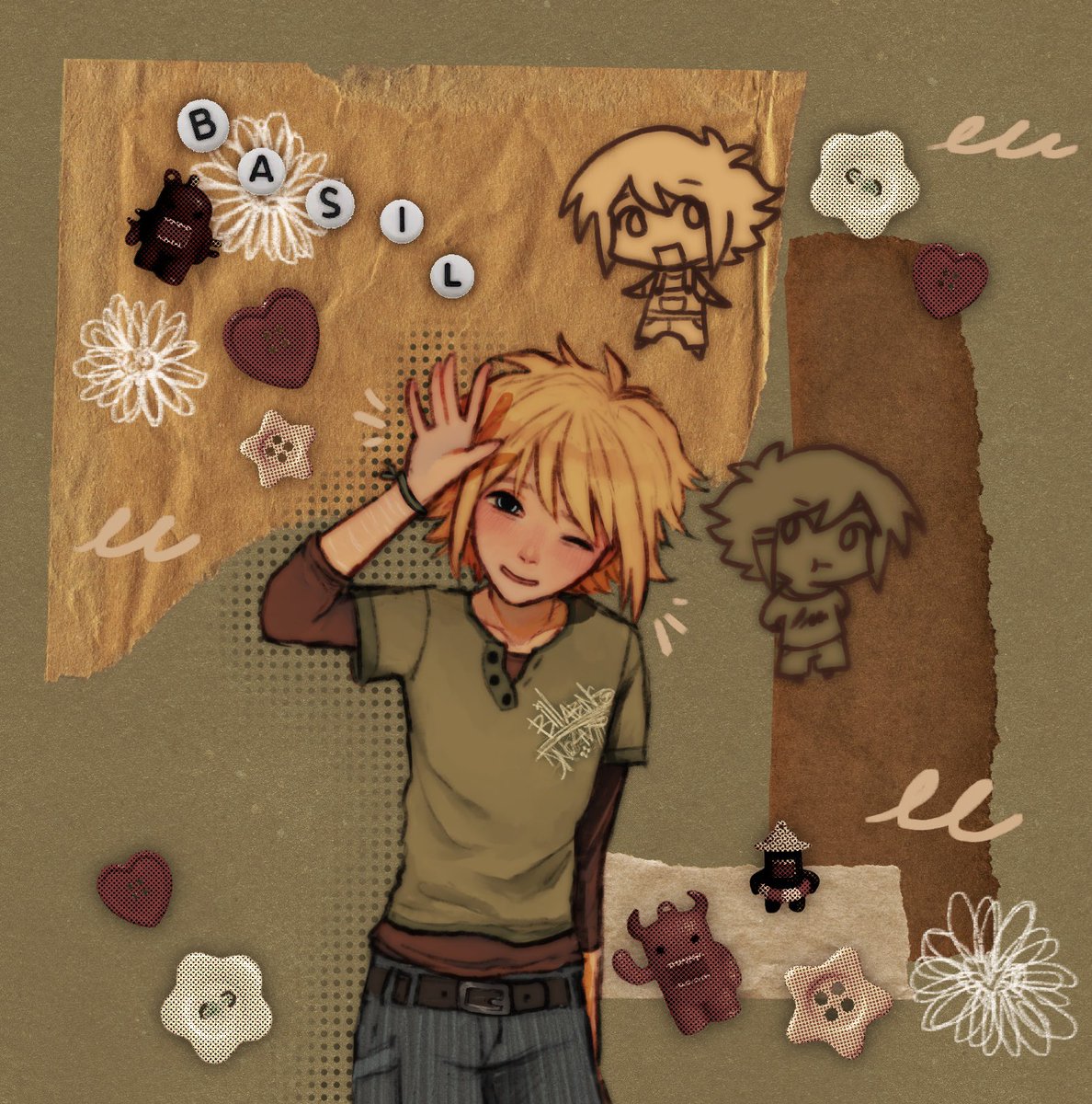peachii32172's tweet photo. #OMORI #OMORIfanart happy basil :) https://t.co/ivXOx8zuz7