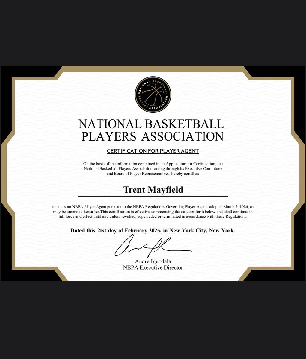 Trent Mayfield tweet media
