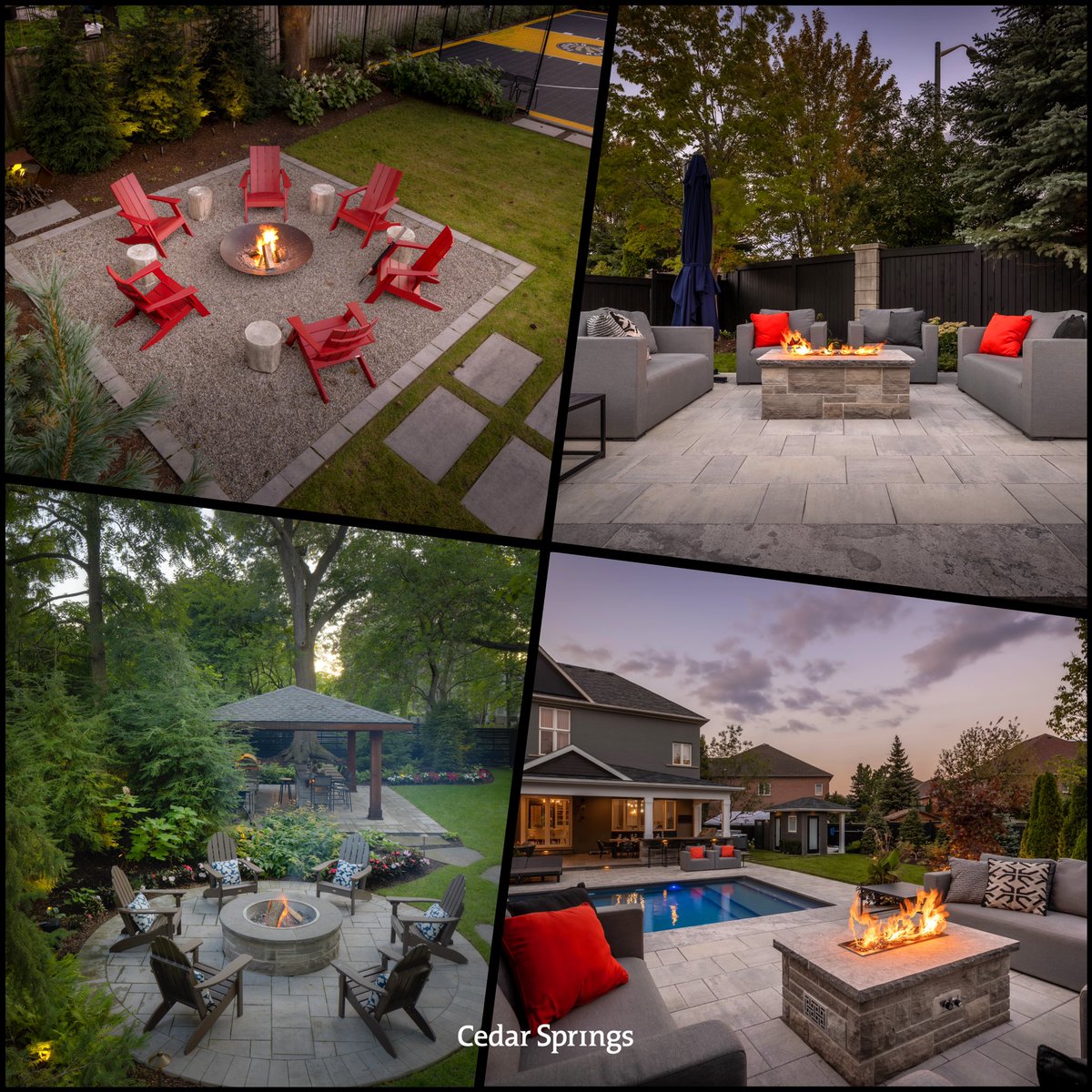 Create unforgettable moments with a landscape design that blends luxury, warmth, and style. Let’s bring your dream patio, fire pit, or outdoor oasis to life.