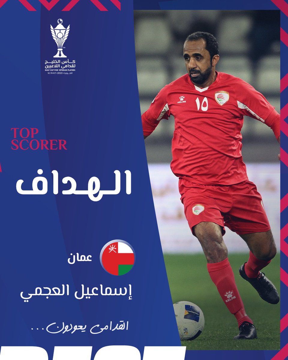 ⭐️ إسماعيل العجمي ⭐️

رحبوا معنا بهداف بطولة #كأس_الخليج_لقدامى_اللاعبين 🇴🇲⚽️