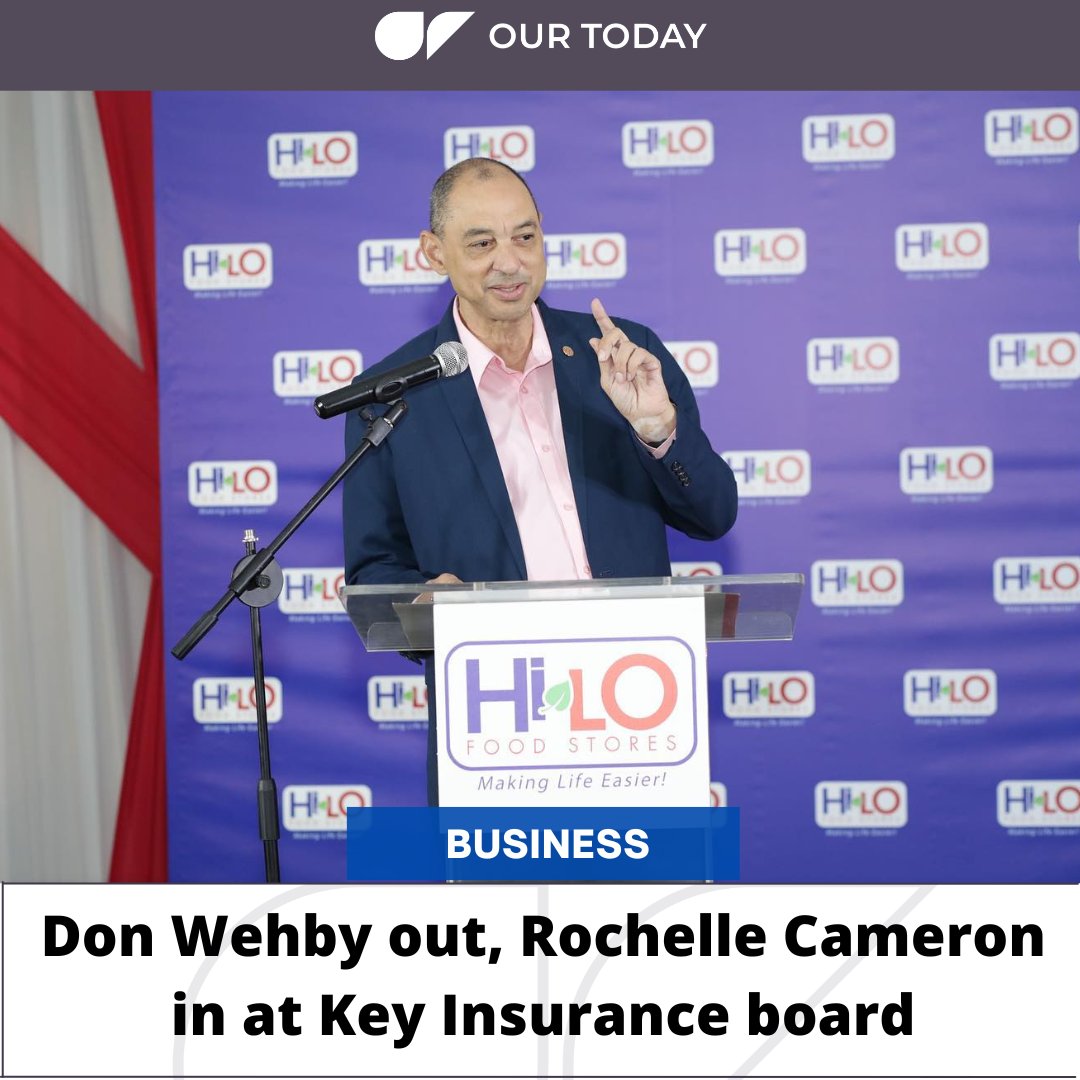 Our_Today_News's tweet image. Corporate attorney Rochelle Cameron has been appointed as the new chairman

Visit the link to read more
bit.ly/4h0NKdh⁠

Photo: Facebook @HiLoFoodstoresJa/File

Follow us:⁠
FB: facebook.com/our.today.news⁠
YT: OurToday⁠
IG: @our.today

#OTBusiness #KeyInsurance #DonWehby