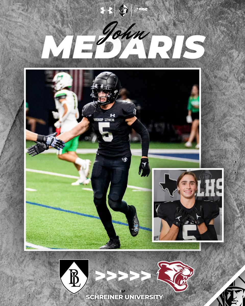 #GoFriars 🔜 #HillCountryTough

Senior John Medaris has verbally committed to Schreiner University for football. Congratulations to John on all his hard work!