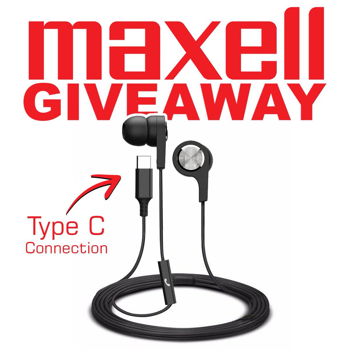 MaxellCorp's tweet image. 🎶🎉🥳 ANOTHER CHANCE TO WIN

Enter for a chance to win Type C Earbuds

How to Enter, simply:
- Follow us @maxellcorp
- Repost this giveaway
- Tag a friend in the comments