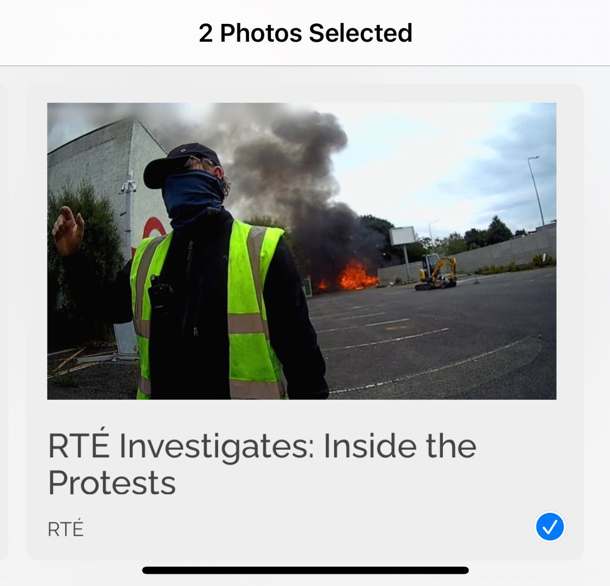 Proud our documentary Inside the Protests has been nominated for a Royal Television Society award. Kudos to my producer Lydia Murphy and our Editor David Doran and Deputy Editor Aoífe Hegarty. #RTSAwards #RTEInvestigates #Coolock #RTÉ