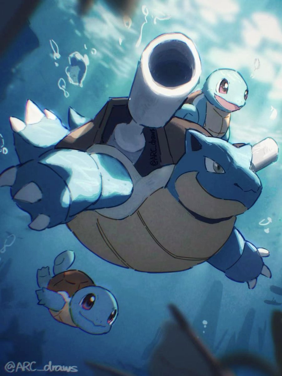 ARC_draws's tweet image. I repainted these ones..
Happy #PokemonDay !
