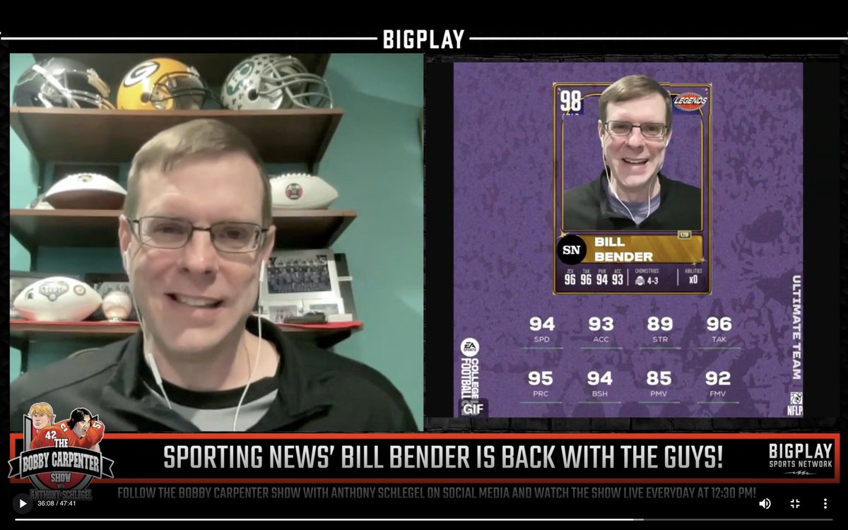 Had to hit my guy <a href="/BillBender92/">Bill Bender</a> with his own legend card 🌟
