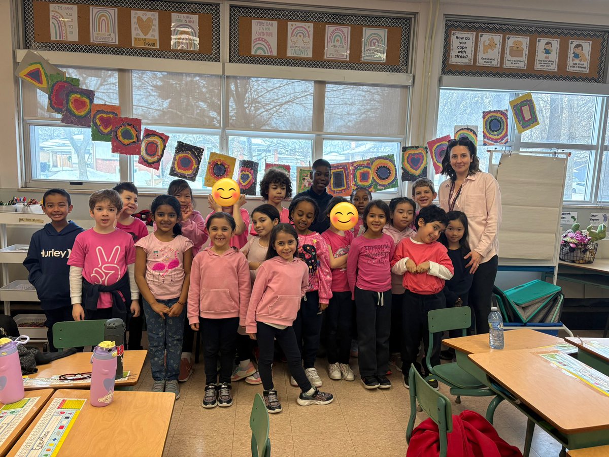 Today we wore pink to take a stand against bullying! <a href="/transfigtcdsb/">Transfiguration of Our Lord</a>