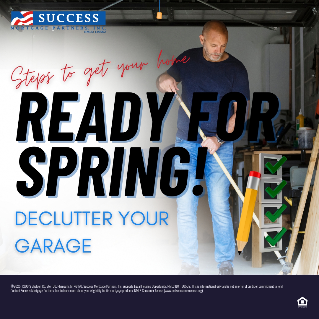 DID YOU KNOW? Spring is coming... Do you know the steps as a homeowner to get your home ready?

Where do you begin?
Maybe cleaning those baseboards, and windows or organizing your garage!

SHARE/LIKE - check back for more real estate tips! my.successexpress.app/loan-officers/…