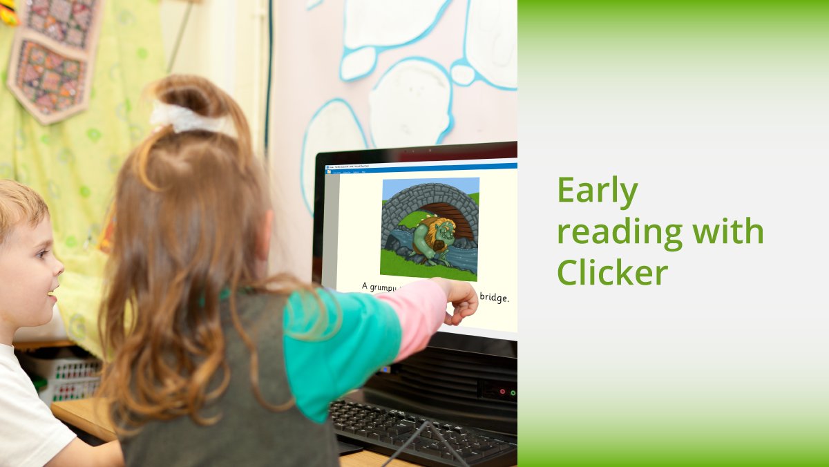 👉 Exploring vocabulary 
👉 Decoding
👉 Using expression 
👉 Comprehension and understanding

On the blog, former EYFS and KS1 teacher, Siân, explores four key elements of teaching early reading and how #Clicker’s wide range of resources can support them: bit.ly/3EY83e4