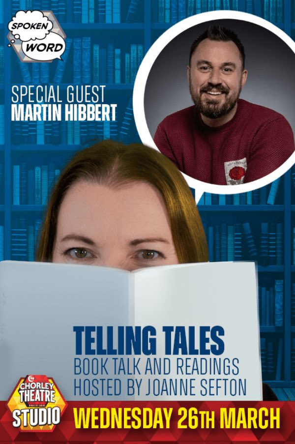 One month to go! 

I’ll be talking all things memoir with Manchester Arena bombing survivor <a href="/MartinHibbert/">Martin Hibbert</a>, Linda Sherlock and Mebs Ahmed. 

Tickets £5 from <a href="/chorleytheatre/">Chorley Theatre 🎭</a> 

Please share! #northernwriters #memoir #creativewriting #lancashire
