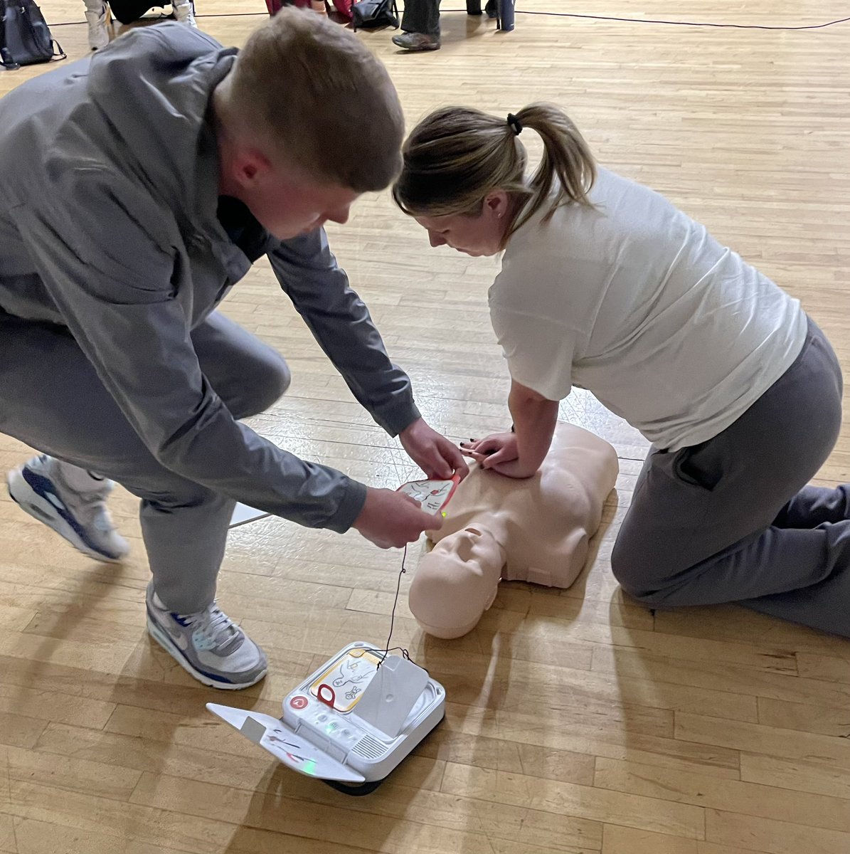 <a href="/AtTHOTG/">At the Heart of the Game</a> delivered CPR and AED training, hosted at Ballyoran Community Centre, bringing neighbours together within <a href="/lisburnccc/">LCCC</a> to learn lifesaving skills and enhance community safety❤️

If your community group would be interested in this training, click: attheheartofthegame.co.uk