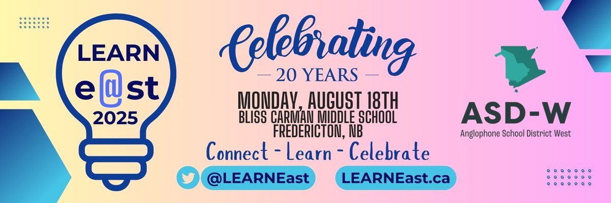 LearnEAST's tweet image. Save the Date!!