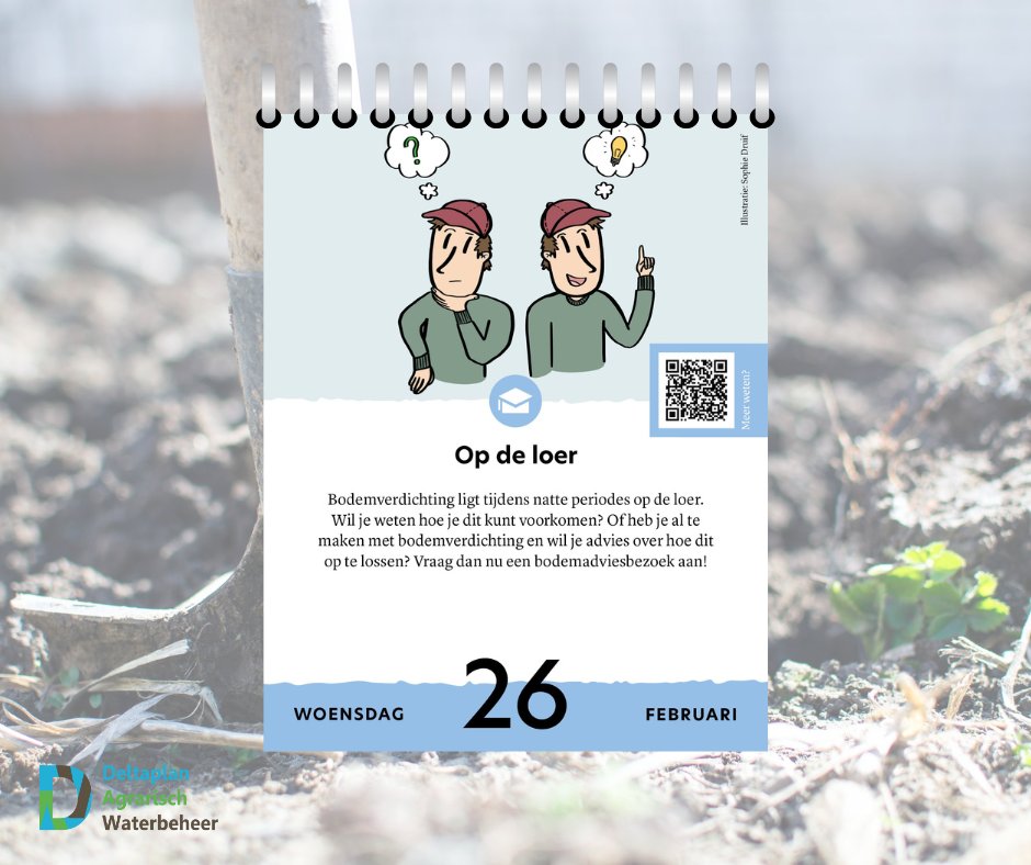 Bodemverdichting ligt tijdens natte periodes op de loer. Wil je weten hoe je dit kunt voorkomen? Of heb je al te maken met bodemverdichting en wil je advies over hoe dit op te lossen? Vraag dan nu een bodemadviesbezoek aan! 👉daw-bodem.nl/location-geo-d…