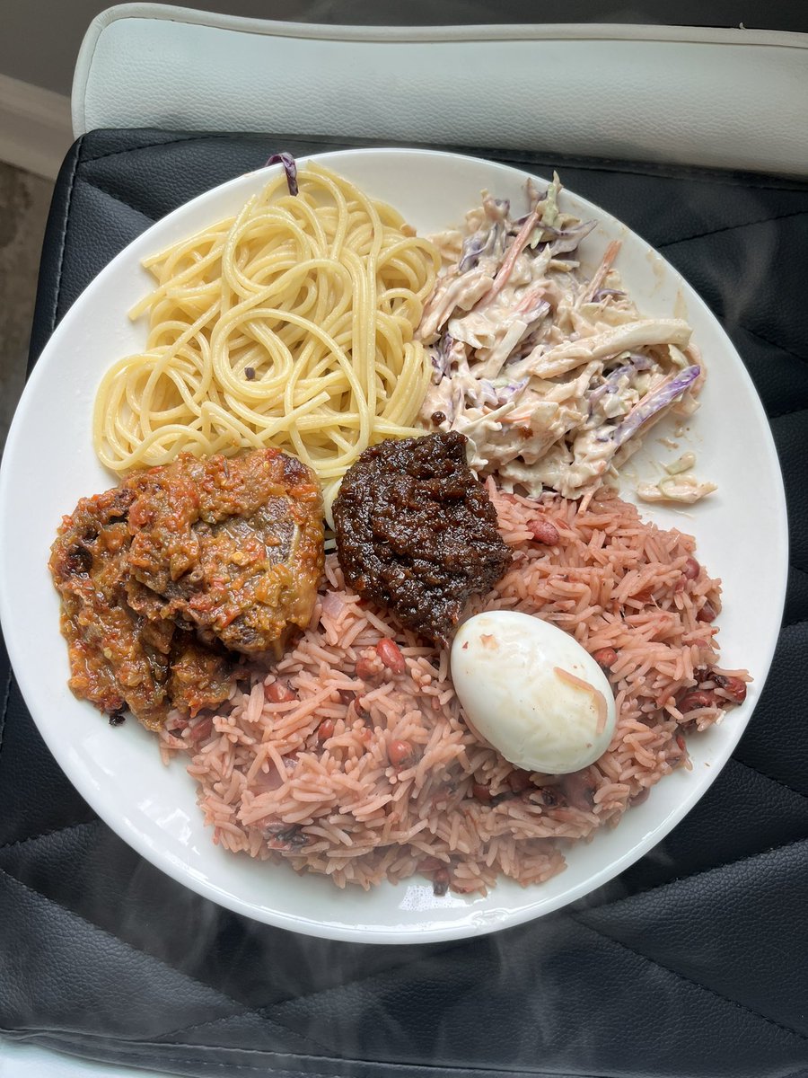 Chef_Teeee's tweet image. I made Waakye for the first time 🙈