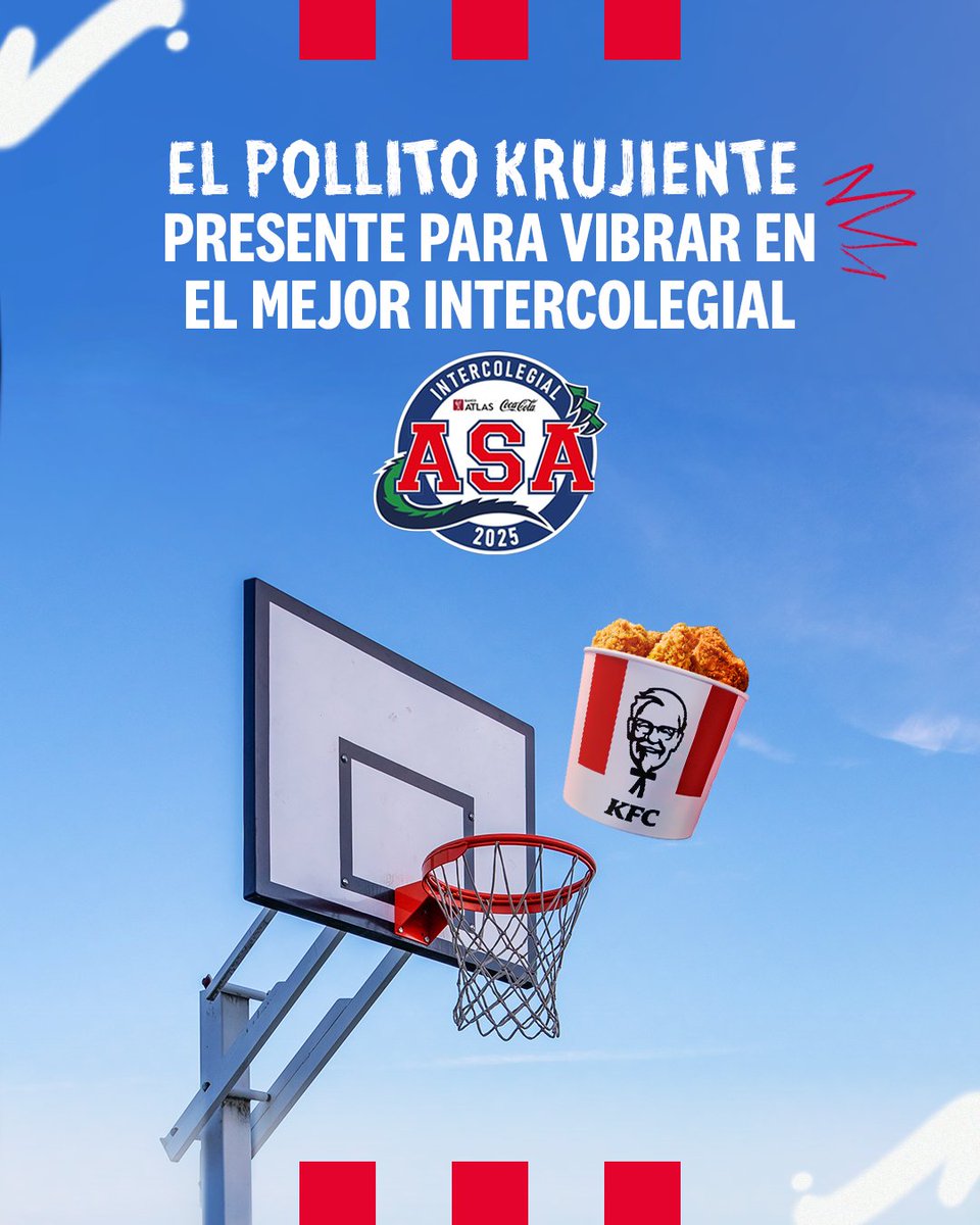 kfc__py's tweet image. Encontrá nuestro stand en el intercolegial del ASA, y kruncheá el mejor pollo del mundo.🍗🍗👉👈

#FingerLickinGood #AlwaysOriginal
#KFC10AÑOS