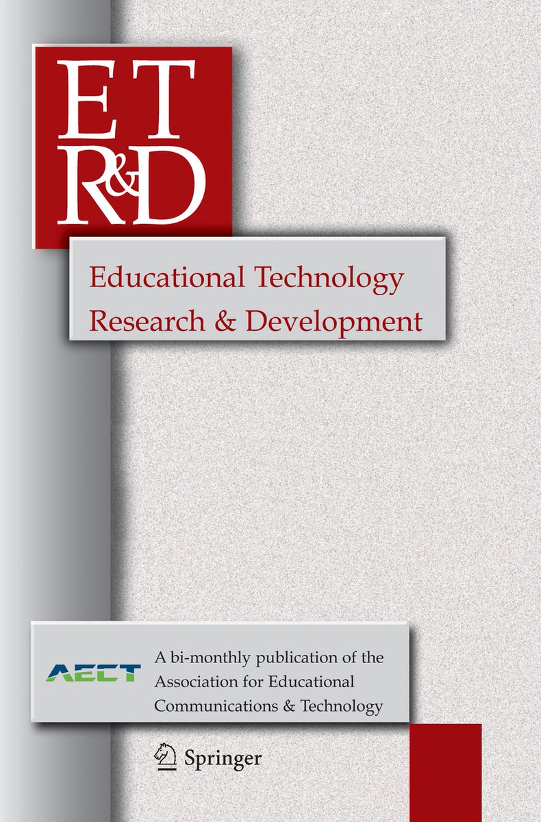 Educational Technology Research &amp; Development    

📢 Call for Papers for the Special Issue 
“Cognitive Dimensions in Digital Learning: Implications for Instructional Design”    

👉More info: link.springer.com/collections/fd…