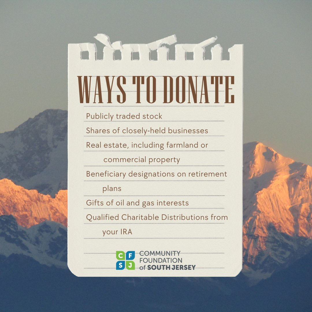 Want to enhance your charitable giving or start your journey? CFSJ has you covered! Check out these options or consult an advisor for tailored advice. #LiveGiveLoveSJ #CharitableGiving #Philanthropy