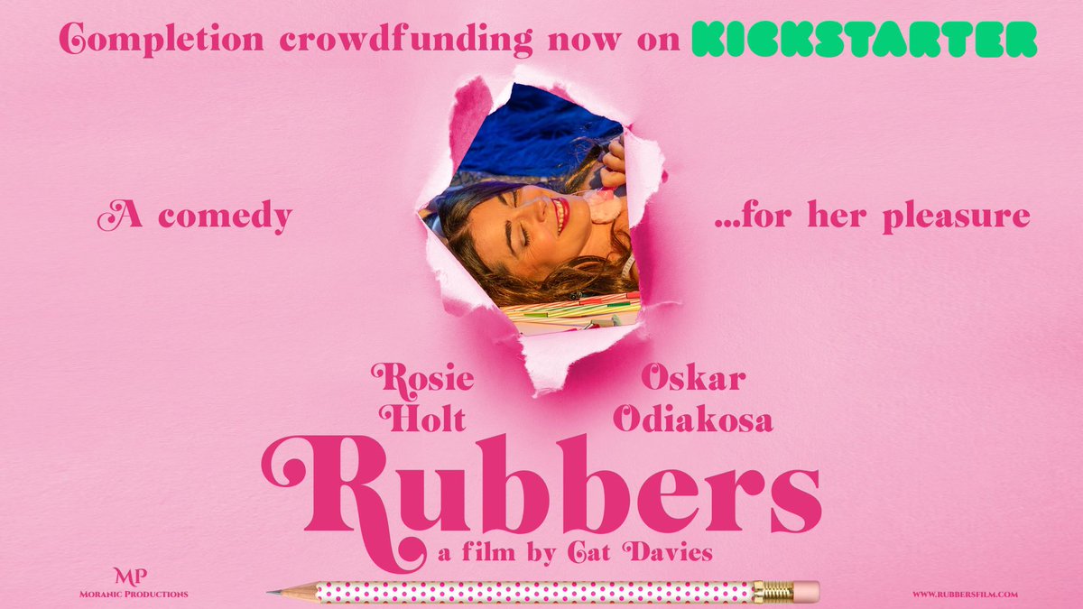 Wahey! #rubbersfilm is 33% funded in just 24 hours! Thank you to everyone who has pledged so far or helped spread the word 🫶🏻 Much appreciated! 

Any more would be a dream ✏️  💋

kickstarter.com/projects/james…

#crowdfunding #neurodivergent #films #comedy #stationery #femalefilmmaker