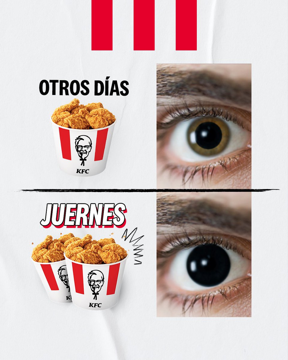 kfc__py's tweet image. ¿A quién más se le ponen los ojos así?👀

#FingerLickinGood #AlwaysOriginal
#KFC10AÑOS