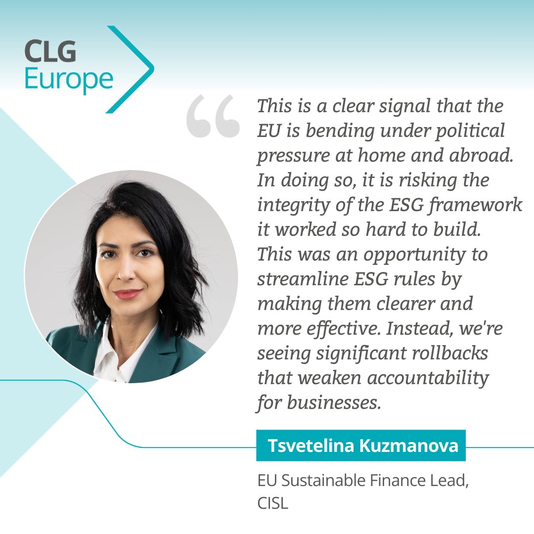 🚨 The European Commission published the #CleanIndustrialDeal and the #Omnibus proposal!

🔗 Click to see our full reaction: Reaction to the European Commission's Release of the Clean Industrial Deal and Omnibus Proposal | Corporate Leaders Groups