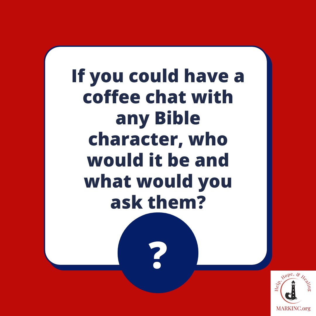 helpandhope__'s tweet image. ❓ Question Wednesday ❓

If you could have a coffee chat with any Bible character, who would it be and what would you ask them? ☕📖

Drop your answers below! ⬇️

 #QuestionWednesday #MARKINC #HelpandHope