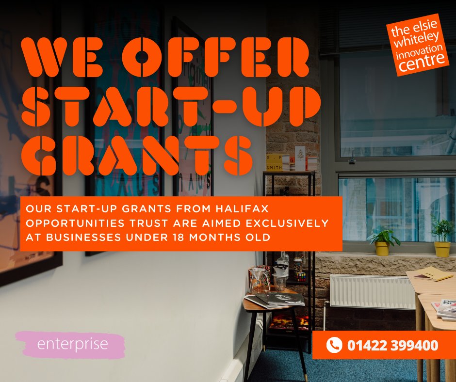 Elsie Whiteley Innovation Centre (@elsiewhiteley) on Twitter photo Looking for a grant to help your start-up business?
We help start-ups with grants to reduce rent EWIC for the first 18 months of being with us! 👀
Ready to become part of the community in 2025?
Get in touch!
📧 ewic@regen.org.uk
📞 01422 399400
innovationhalifax.net/workspace/offi… Looking for a grant to help your start-up business?
We help start-ups with grants to reduce rent EWIC for the first 18 months of being with us! 👀
Ready to become part of the community in 2025?
Get in touch!
📧 ewic@regen.org.uk
📞 01422 399400
innovationhalifax.net/workspace/offi…