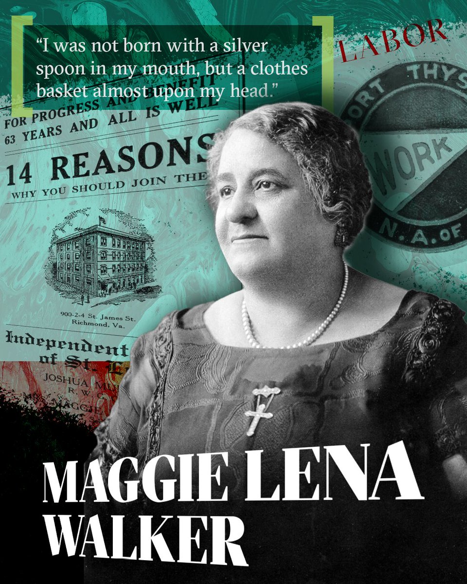 Maggie Lena Walker was the first Black woman in the U.S. to charter a bank. She also created jobs for Black workers, championing economic independence and labor rights.

This #BlackHistoryMonth, we honor her impact. 
#BlackExcellence #JUCommunity #DolphinPride