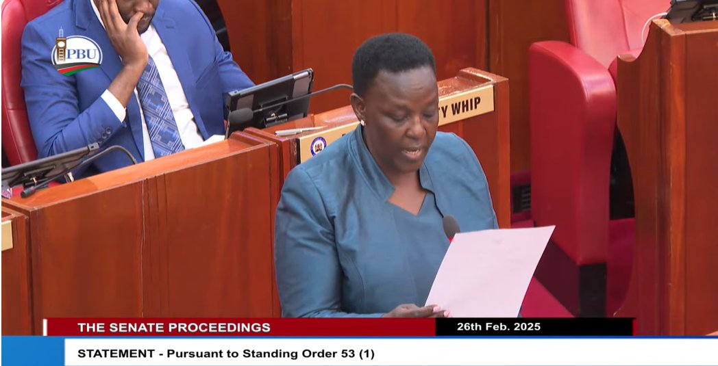 Mzalendo (@mzalendowatch) on Twitter photo Sen.<a href="/BeatriceOyomo/">Senator Beatrice Akinyi Ogolla</a> on behalf of <a href="/kiiowambua/">Enoch Kiio Wambua</a> seeks a Statement from the Standing Committee on Health regarding the status of health facilities in Kitui County. #BungeLiveSEN Sen.<a href="/BeatriceOyomo/">Senator Beatrice Akinyi Ogolla</a> on behalf of <a href="/kiiowambua/">Enoch Kiio Wambua</a> seeks a Statement from the Standing Committee on Health regarding the status of health facilities in Kitui County. #BungeLiveSEN