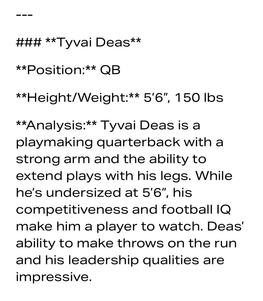 DeasTyvai's tweet image. @LoganTillman @LT2FBA Appreciate the write up 🙏🏾#StayTuned #FallSeasonLoading… @GCGatorAthletic @CoachWinstead @T3Booker @KnoxBaggett  @lee_ttaylor @PrepRedzoneNext @AlPopsFootball @QBHitList @QBUniverseQBU @NxgnCamps @G7Football