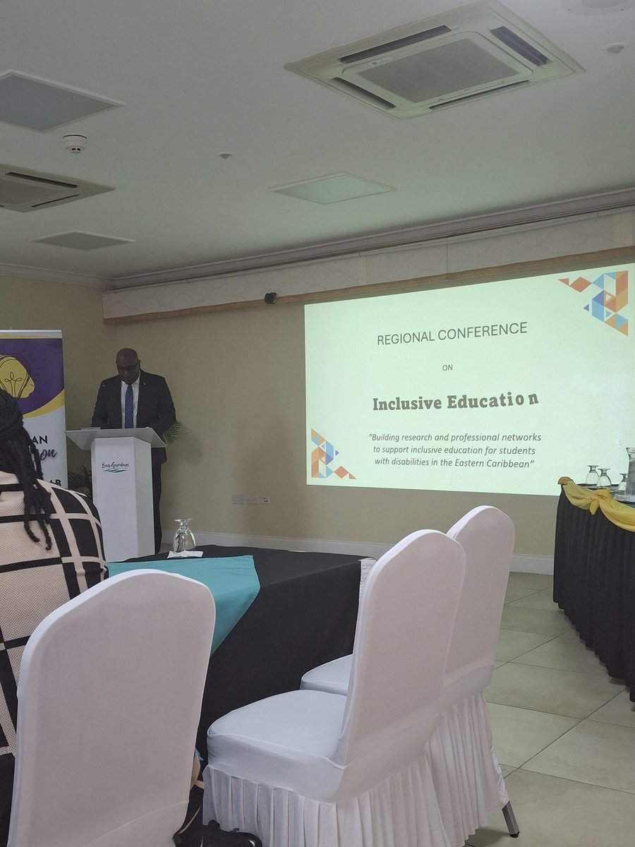 Jacqueline Specht (@jacquelinespec9) on Twitter photo Minister of Education of St. Lucia brings greetings to the Regional Conference on Inclusive Ed. "We are committed to creating equitable education for all students." <a href="/InclusiveEd/">CRC Inc Ed</a> Minister of Education of St. Lucia brings greetings to the Regional Conference on Inclusive Ed. "We are committed to creating equitable education for all students." <a href="/InclusiveEd/">CRC Inc Ed</a>