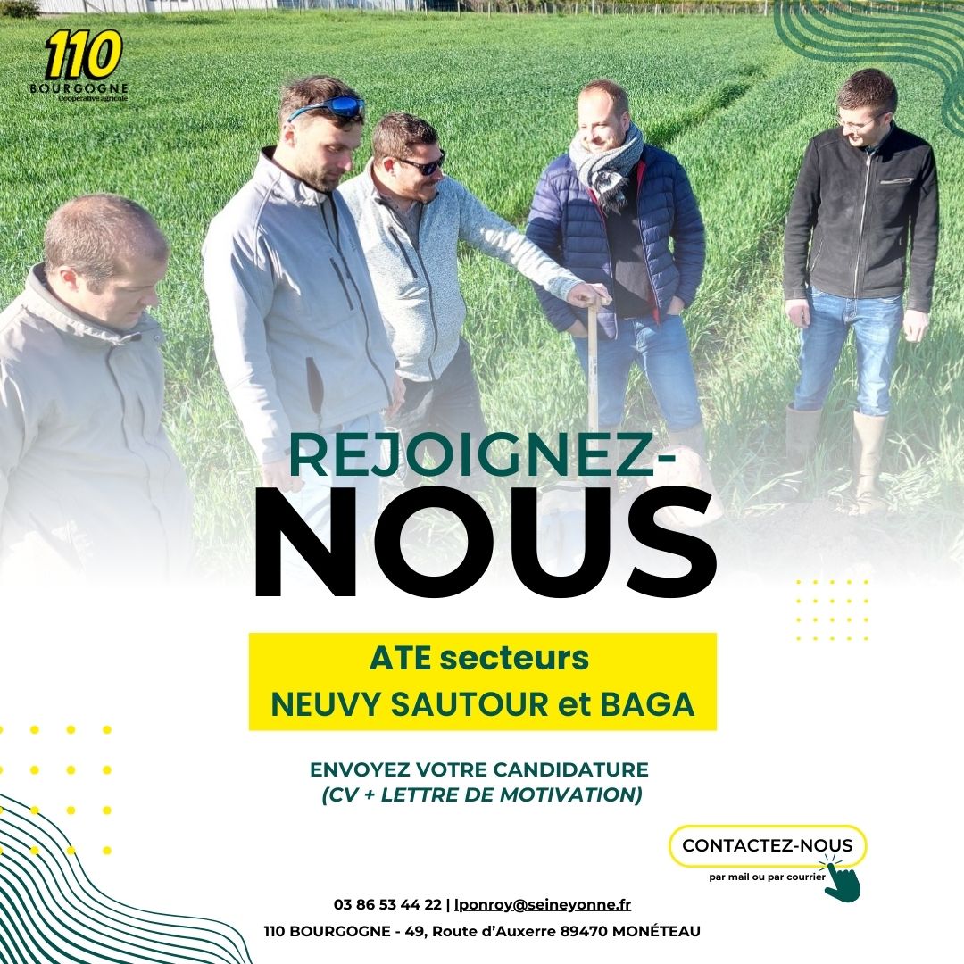 📢 Nous recrutons 2 Agents Technico-Économiques :

✅ Vente de solutions adaptées
✅ Achat de productions &amp; propositions de contrats à forte VA
✅ Relation &amp; conseil agriculteurs
✅ Prospection pour dvlpt de parts de marché

🎁 13ᵉ mois, RTT, véh. service

#Emploi #Recrutement