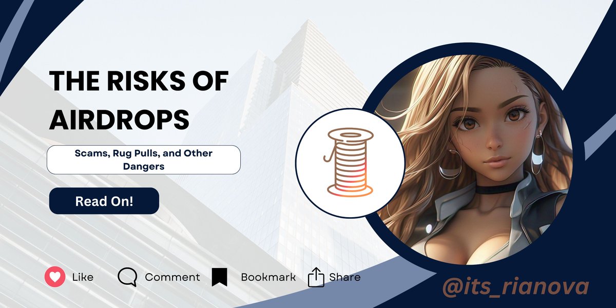 its_rianova's tweet image. (1/7) ⚠️ Airdrop scams are everywhere! My latest blog post warns about the dangers of airdrops: itisrianova.blogspot.com/2025/02/the-ri…  #AirdropScams #CryptoSafety #FreeCrypto