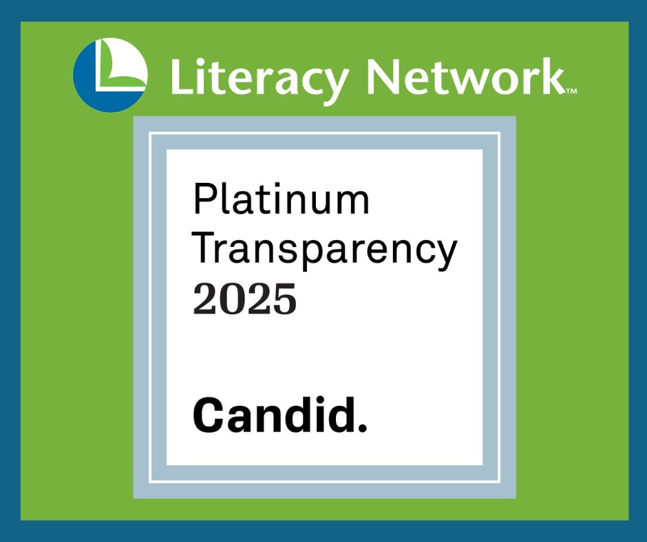 LitNet's tweet image. We&apos;re pleased to share we&apos;ve again earned the Platinum Seal of Transparency through Candid! When you support Literacy Network, you can be confident you&apos;re making a difference. See our Candid profile: guidestar.org/profile/51-018… and donate today at litnetwork.org/donate