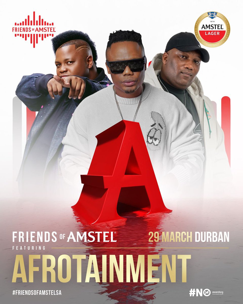 This is definitely a lineup you don’t want to miss 😭🥳🔥
Take advantage of the link 👇🏾
amstel.co.za/Competitions/f…
And stand a chance of winning tickets to this exclusive #FriendsOfAmstelSA event 💃🏾🕺🏾